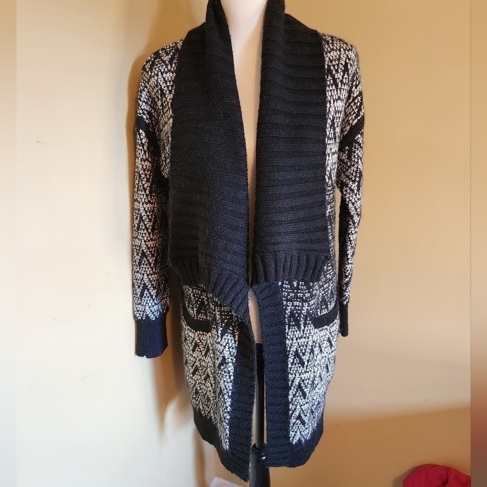 Cynthia Rowley Alpaca and wool blend Cardigan sweater Size Small